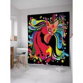 Шторка-занавеска для ванной JOYARTY