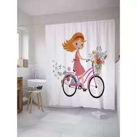 Шторка-занавеска для ванной JOYARTY