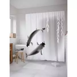 Шторка-занавеска для ванной JOYARTY