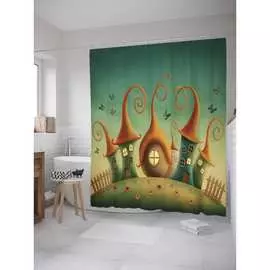 Шторка-занавеска для ванной JOYARTY