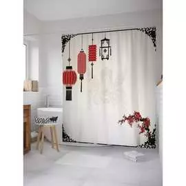 Шторка-занавеска для ванной JOYARTY