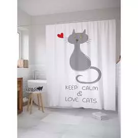 Шторка-занавеска для ванной JOYARTY