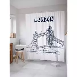 Шторка-занавеска для ванной JOYARTY