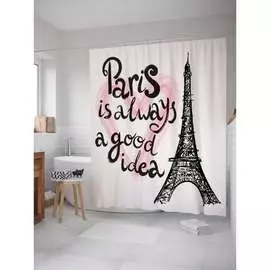 Шторка-занавеска для ванной JOYARTY