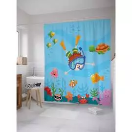 Шторка-занавеска для ванной JOYARTY