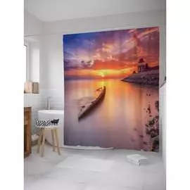 Шторка-занавеска для ванной JOYARTY