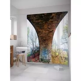 Шторка-занавеска для ванной JOYARTY