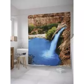 Шторка-занавеска для ванной JOYARTY