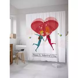 Шторка-занавеска для ванной JOYARTY