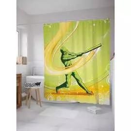 Шторка-занавеска для ванной JOYARTY