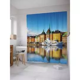 Шторка-занавеска для ванной JOYARTY