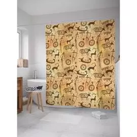 Шторка-занавеска для ванной JOYARTY