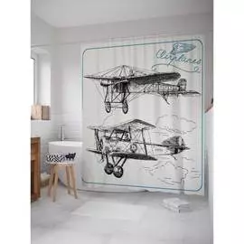 Шторка-занавеска для ванной JOYARTY