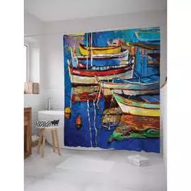 Шторка-занавеска для ванной JOYARTY