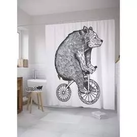 Шторка-занавеска для ванной JOYARTY