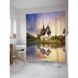 Шторка-занавеска для ванной JOYARTY