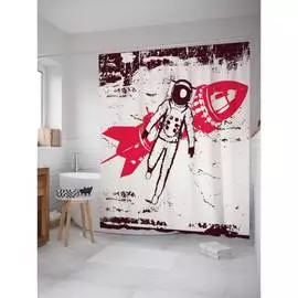 Шторка-занавеска для ванной JOYARTY