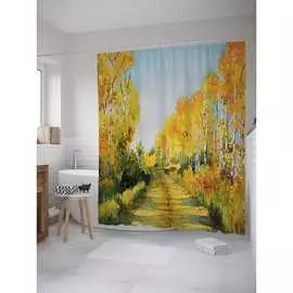 Шторка-занавеска для ванной JOYARTY