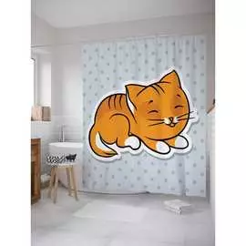 Шторка-занавеска для ванной JOYARTY