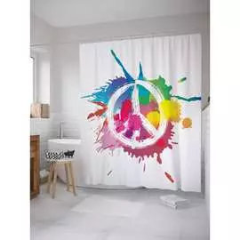 Шторка-занавеска для ванной JOYARTY