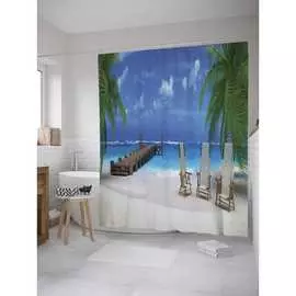 Шторка-занавеска для ванной JOYARTY