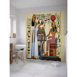 Шторка-занавеска для ванной JOYARTY