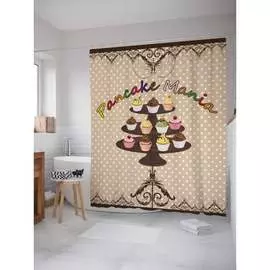 Шторка-занавеска для ванной JOYARTY