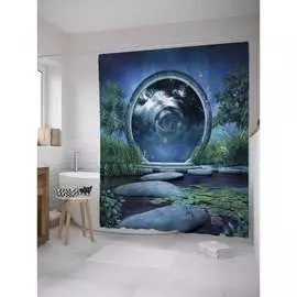 Шторка-занавеска для ванной JOYARTY