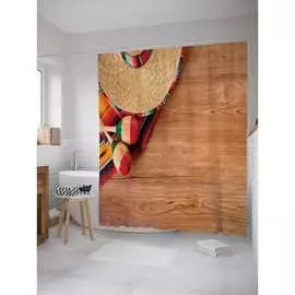 Шторка-занавеска для ванной JOYARTY