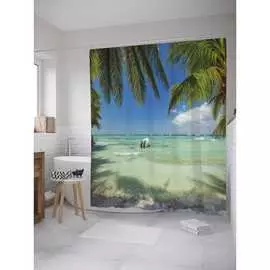 Шторка-занавеска для ванной JOYARTY