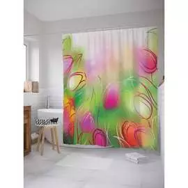 Шторка-занавеска для ванной JOYARTY