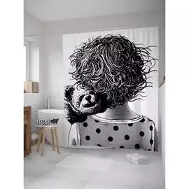 Шторка-занавеска для ванной JOYARTY