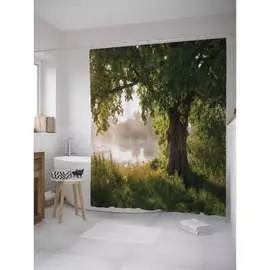 Шторка-занавеска для ванной JOYARTY