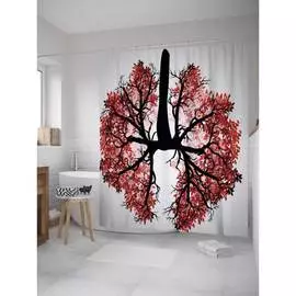 Шторка-занавеска для ванной JOYARTY