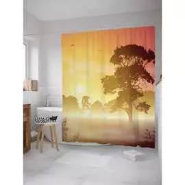 Шторка-занавеска для ванной JOYARTY