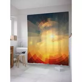 Шторка-занавеска для ванной JOYARTY