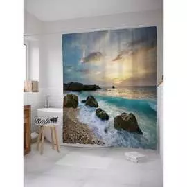 Шторка-занавеска для ванной JOYARTY