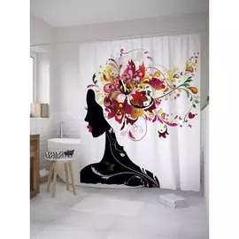 Шторка-занавеска для ванной JOYARTY