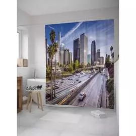 Шторка-занавеска для ванной JOYARTY