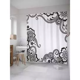 Шторка-занавеска для ванной JOYARTY