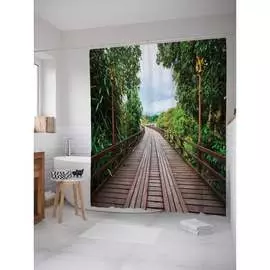 Шторка-занавеска для ванной JOYARTY