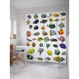 Шторка-занавеска для ванной JOYARTY