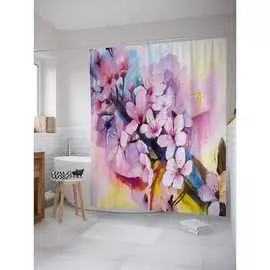 Шторка-занавеска для ванной JOYARTY