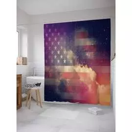 Шторка-занавеска для ванной JOYARTY