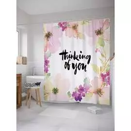 Шторка-занавеска для ванной JOYARTY