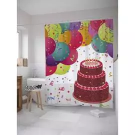 Шторка-занавеска для ванной JOYARTY