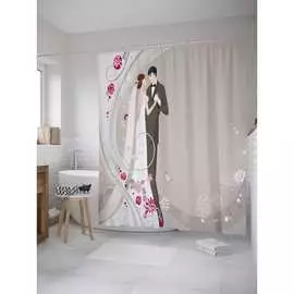 Шторка-занавеска для ванной JOYARTY