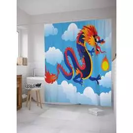 Шторка-занавеска для ванной JOYARTY