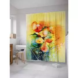 Шторка-занавеска для ванной JOYARTY