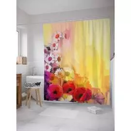 Шторка-занавеска для ванной JOYARTY